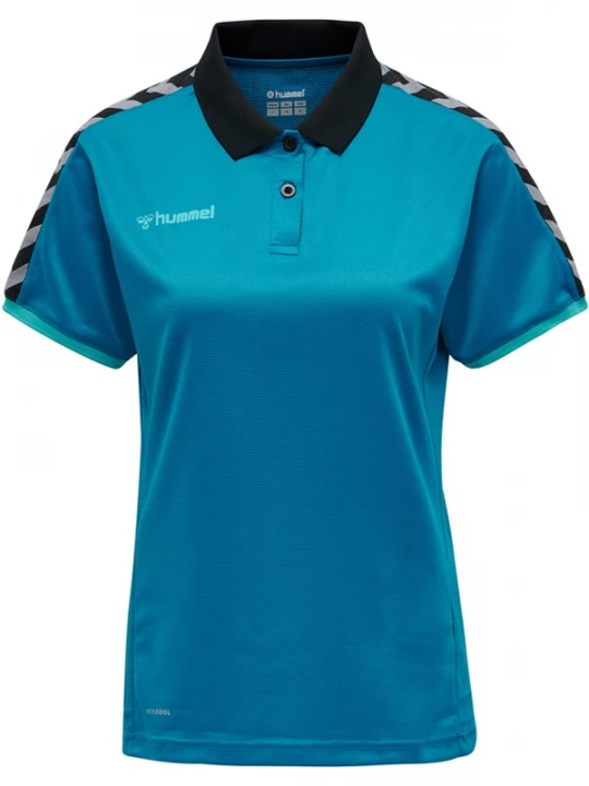 Foto van product Hummel Functioneel shirt cyaan blauw / grijs / zwart