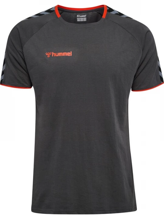 Foto van product Hummel Functioneel shirt donkergrijs / oranje