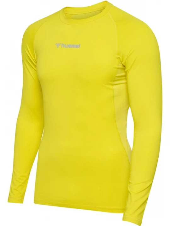 Foto van product Hummel Functioneel shirt geel / grijs