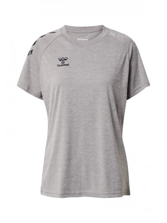 Foto van product Hummel Functioneel shirt grijs gemêleerd / zwart