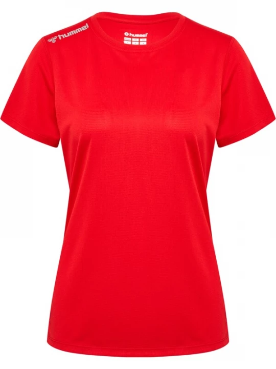 Foto van product Hummel Functioneel shirt lichtgrijs / vuurrood