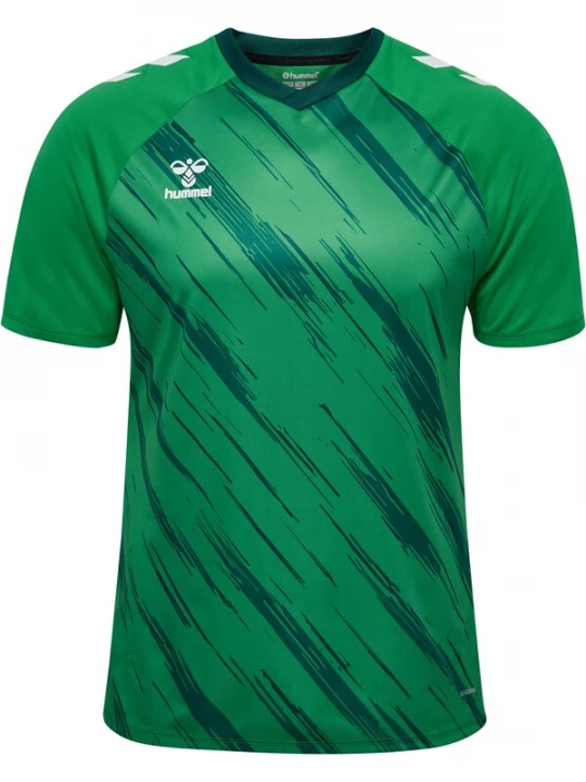 Foto van product Hummel Functioneel shirt 'Match Triumph' groen / donkergroen / wit