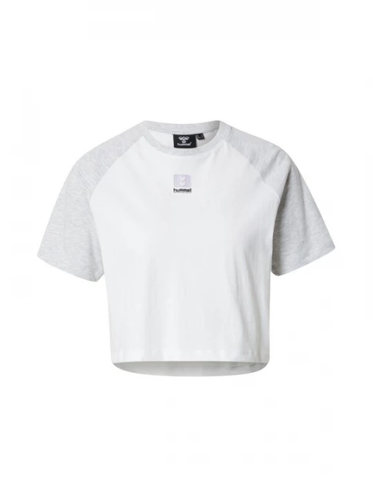 Foto van product Hummel Functioneel shirt 'Naya' lichtgrijs / lichtlila / zwart / wit