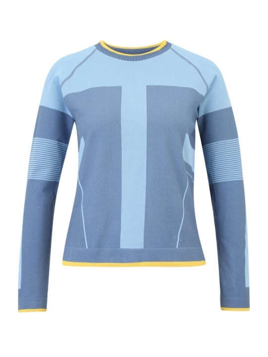 Foto van product Hummel Functioneel shirt opaal / duifblauw / donkergeel