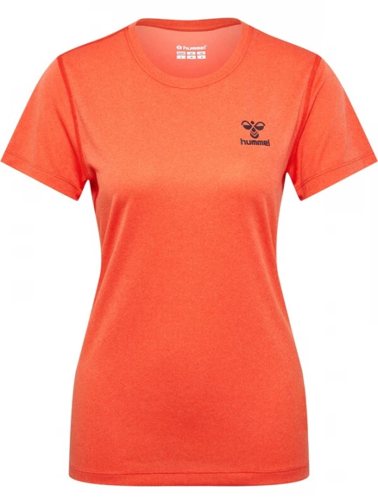Foto van product Hummel Functioneel shirt oranjerood / zwart