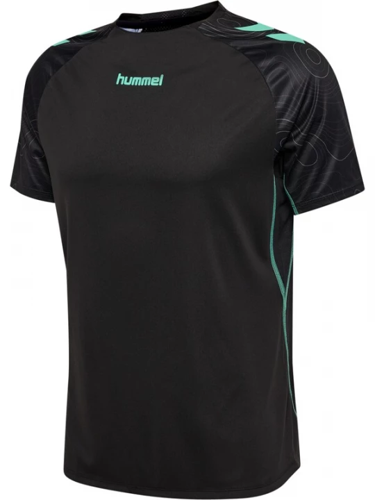 Foto van product Hummel Functioneel shirt smaragd / zwart