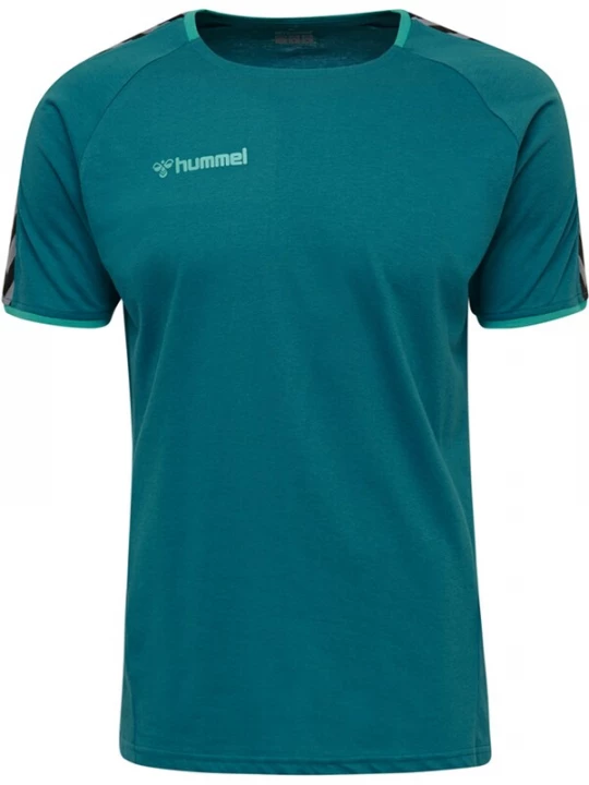 Foto van product Hummel Functioneel shirt turquoise / donkergrijs / zwart