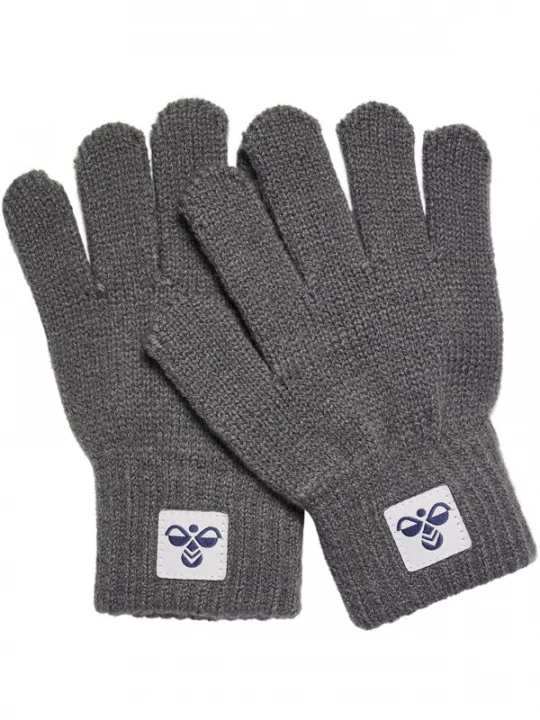 Foto van product Hummel Handschoenen donkergrijs / zwart / wit