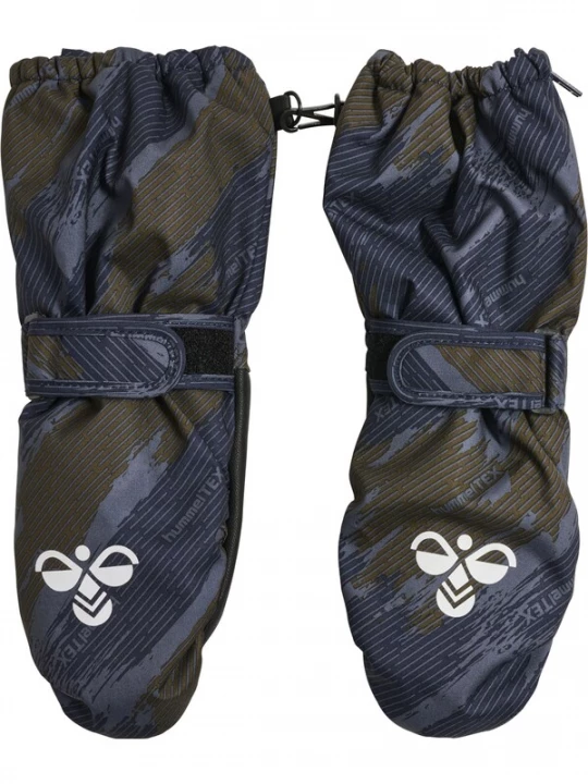 Foto van product Hummel Handschoenen 'Seal' duifblauw / donkerblauw / olijfgroen / wit