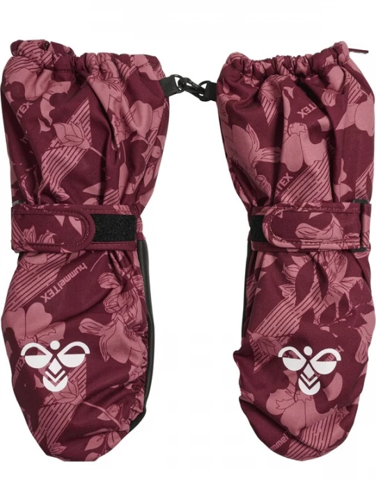 Foto van product Hummel Handschoenen 'Seal' lichtroze / bourgogne / wit