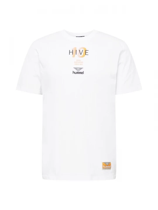 Foto van product hummel hive Shirt 'Aiden' goudgeel / zwart / wit