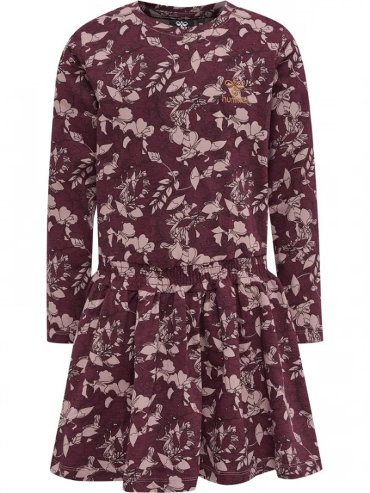 Foto van product Hummel Jurk bruin / braam / pink