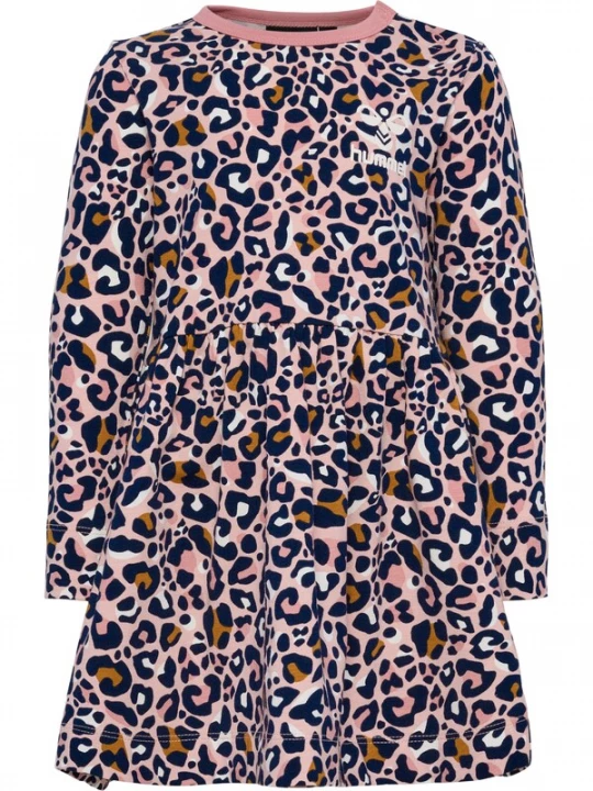 Foto van product Hummel Jurk bruin / rosé / zwart / wit