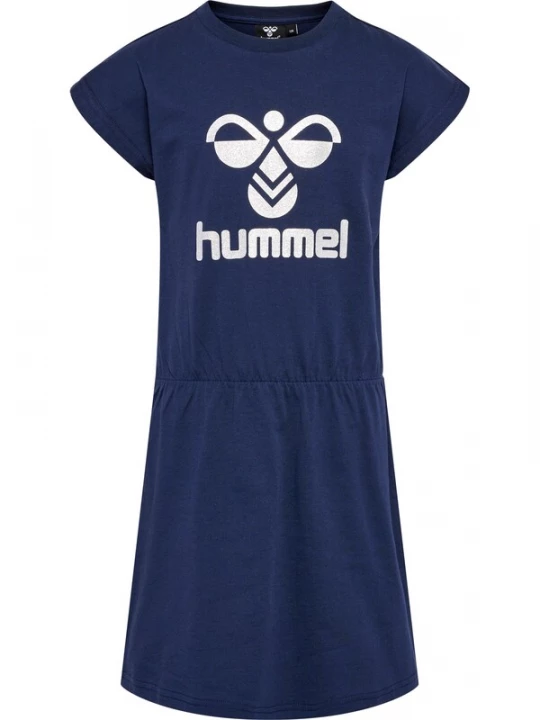 Foto van product Hummel Jurk 'FLOWY ' donkerblauw / wit