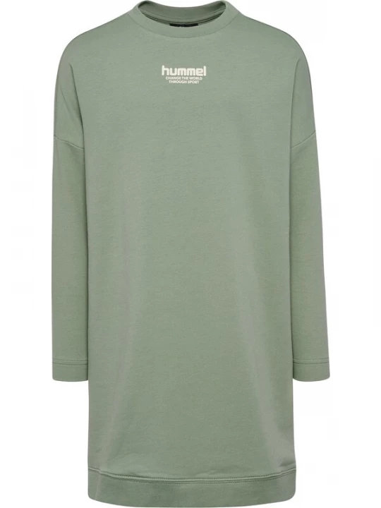 Foto van product Hummel Jurk lichtbeige / groen