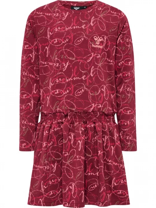 Foto van product Hummel Jurk lichtroze / donkerroze / merlot
