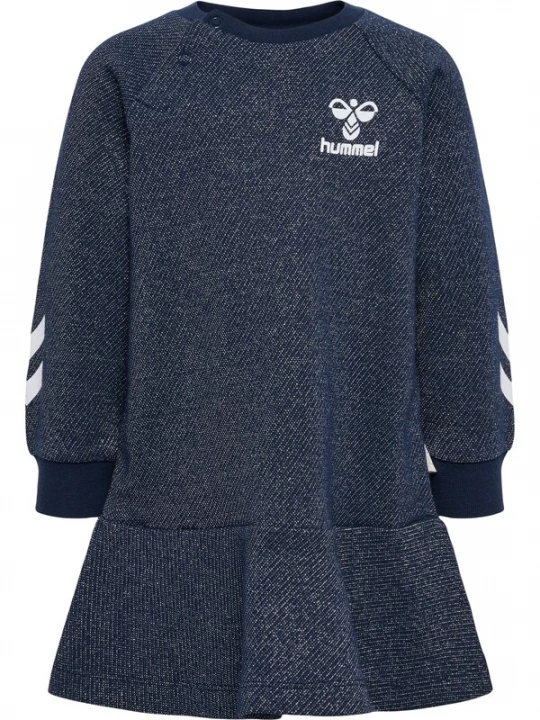 Foto van product Hummel Jurk 'Sally' nachtblauw / wit