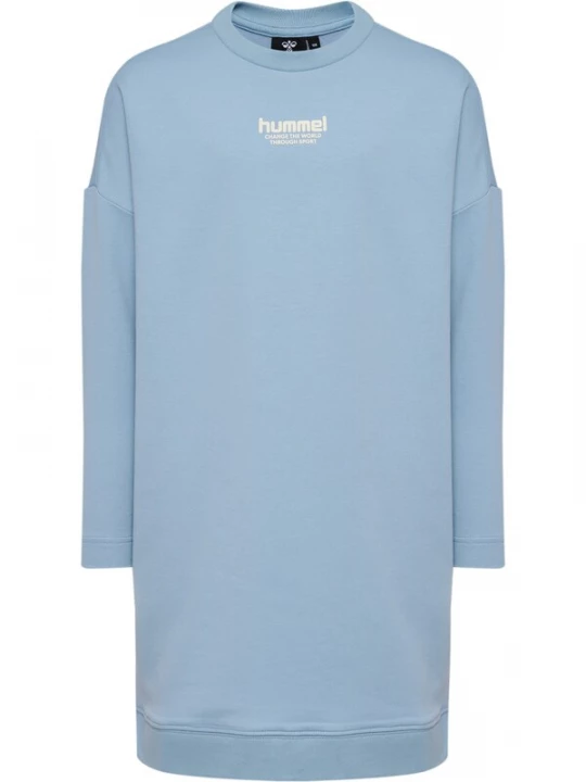 Foto van product Hummel Jurk 'Zippi' smoky blue / wit