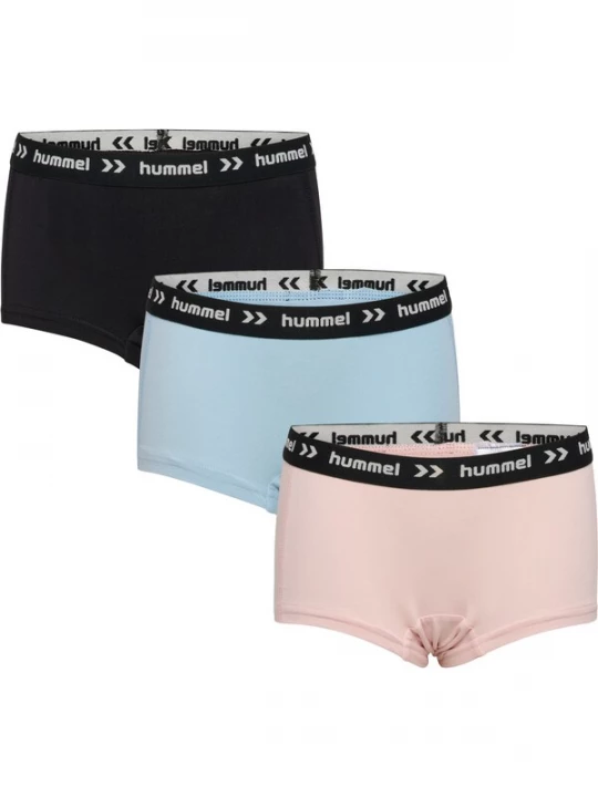 Foto van product Hummel Onderbroek 'Nala' lichtblauw / lichtgrijs / poederroze / zwart