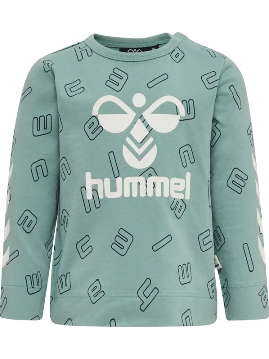 Foto van product Hummel Shirt 'ATHENS ' blauw / duifblauw / grijs / wit