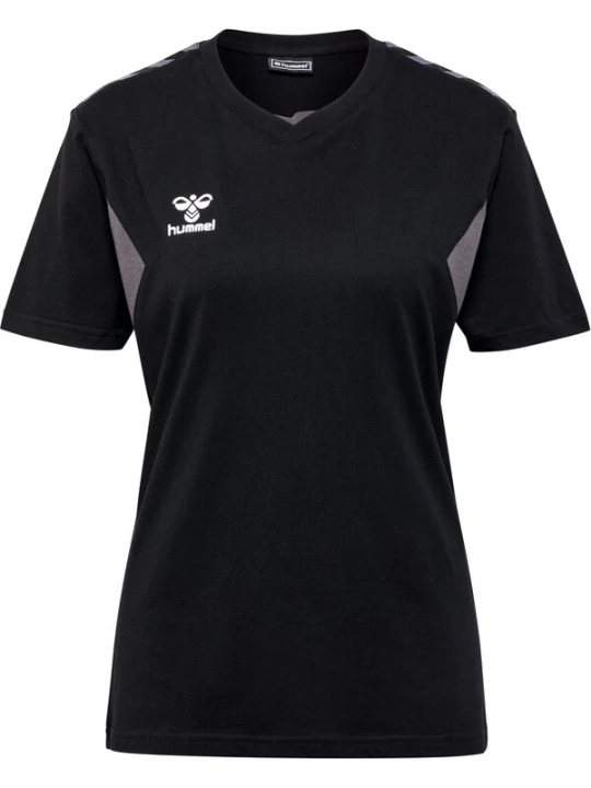 Foto van product Hummel Shirt 'Authentic CO' grijs / zwart / wit