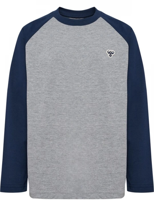 Foto van product Hummel Shirt 'Bee' navy / grijs gemêleerd