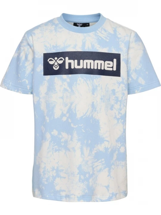 Foto van product Hummel Shirt beige / lichtblauw / zwart / wit