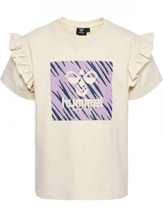 Foto van product Hummel Shirt beige / marine / lila