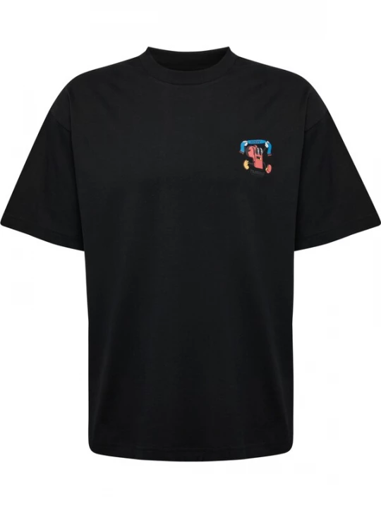 Foto van product Hummel Shirt blauw / lichtrood / zwart / wit