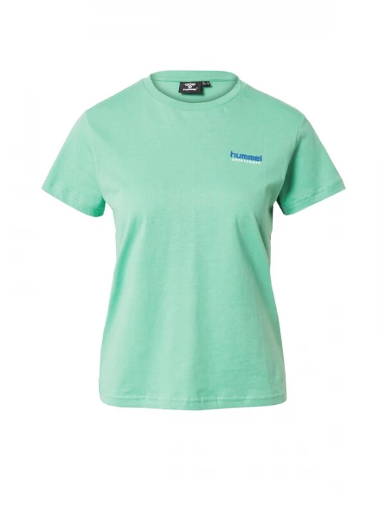 Foto van product Hummel Shirt blauw / neongroen