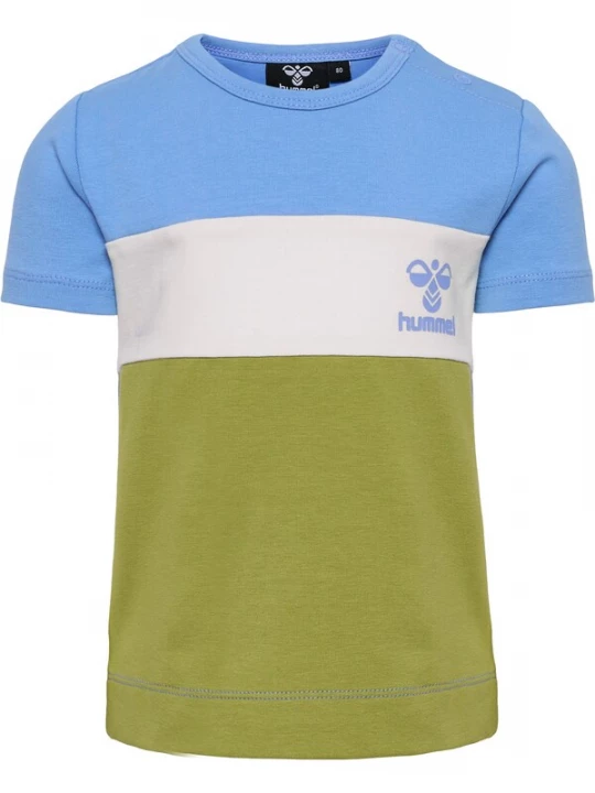 Foto van product Hummel Shirt blauw / olijfgroen / wit