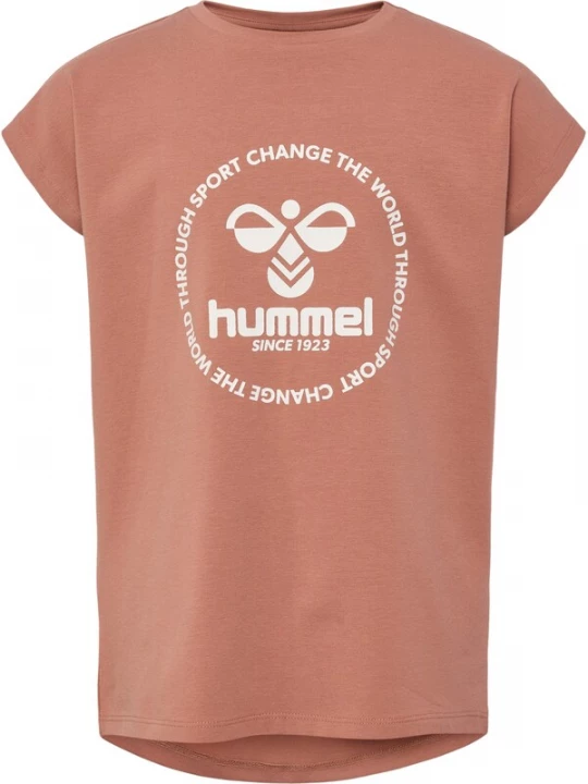 Foto van product Hummel Shirt bruin / wit