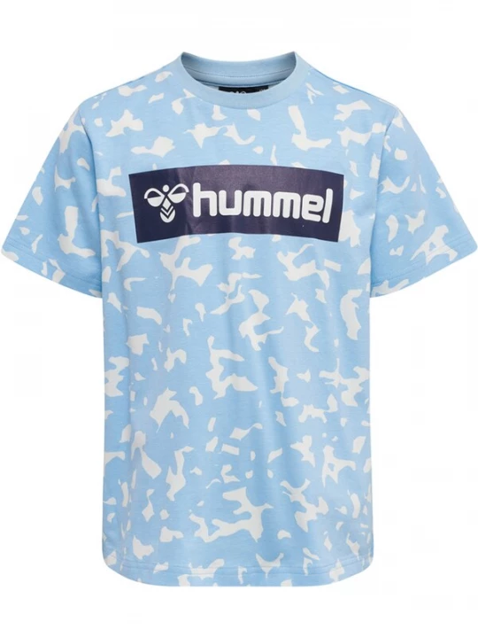 Foto van product Hummel Shirt 'CARITAS' blauw / donkerblauw / wit