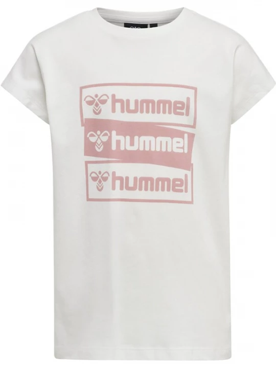 Foto van product Hummel Shirt 'Caritas' rosé / wit
