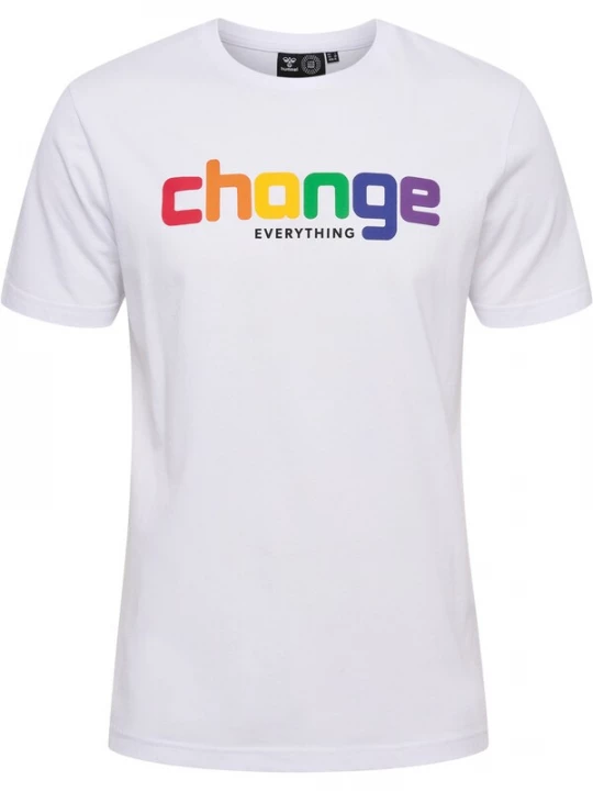 Foto van product Hummel Shirt 'Change' blauw / geel / rood / wit