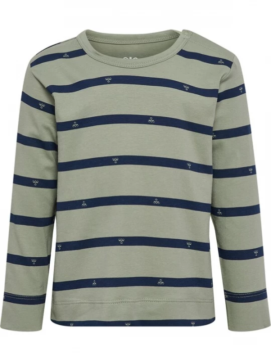 Foto van product Hummel Shirt donkerblauw / groen