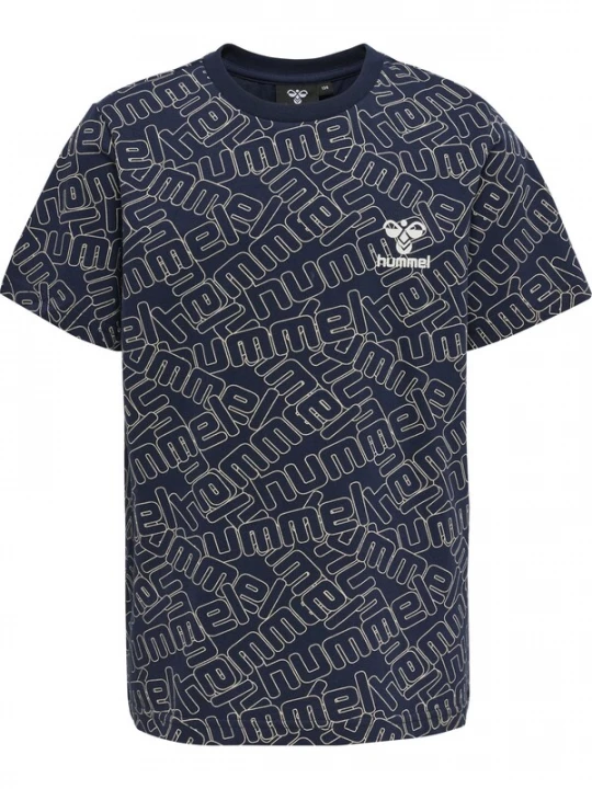 Foto van product Hummel Shirt donkerblauw / wit