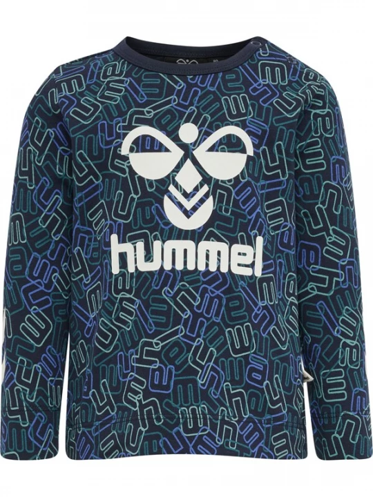 Foto van product Hummel Shirt donkerblauw / wit