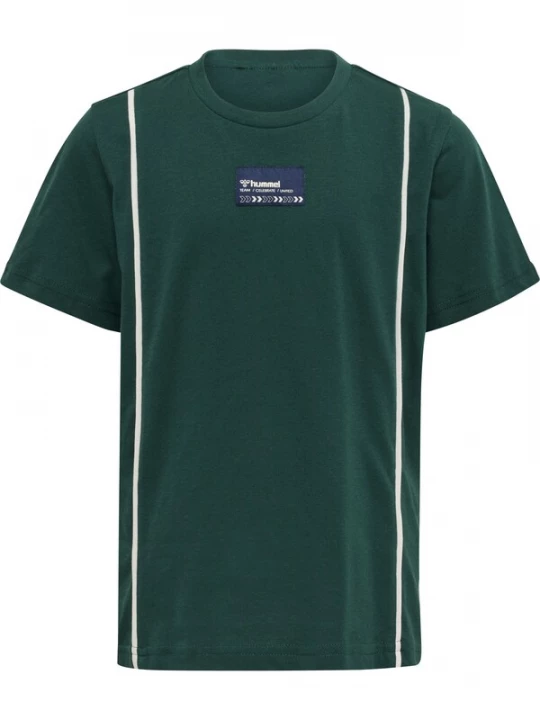 Foto van product Hummel Shirt donkergroen / wit