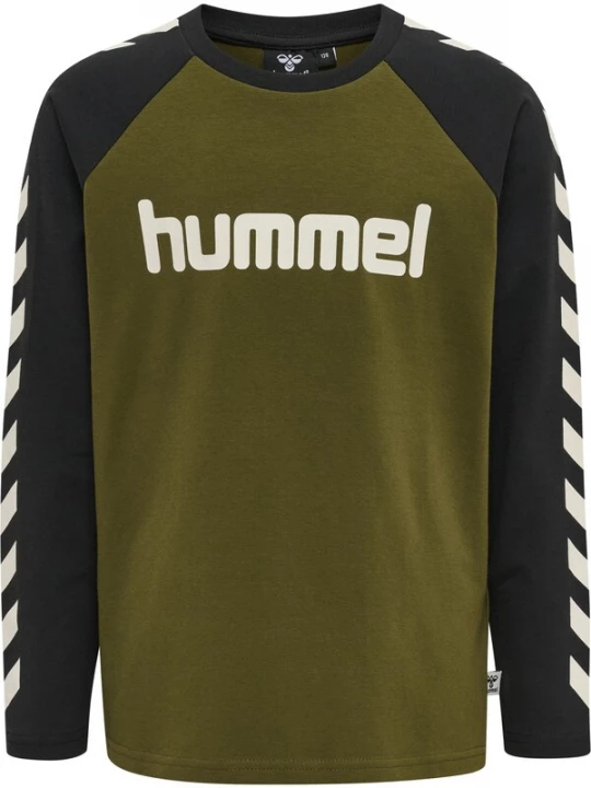 Foto van product Hummel Shirt donkergroen / zwart / wit