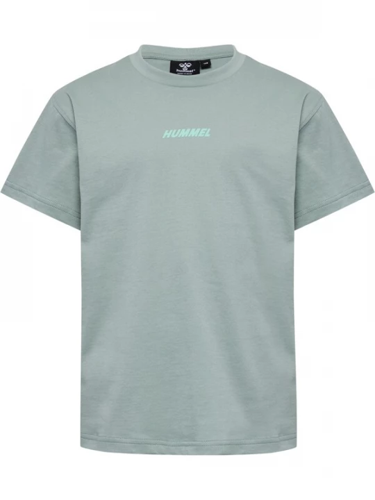 Foto van product Hummel Shirt 'Ella' turquoise / pastelgroen / wit