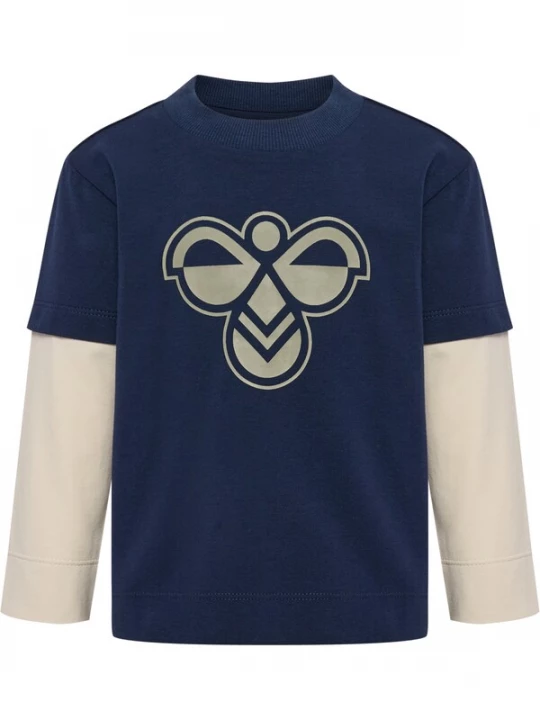 Foto van product Hummel Shirt enziaan / lichtgrijs