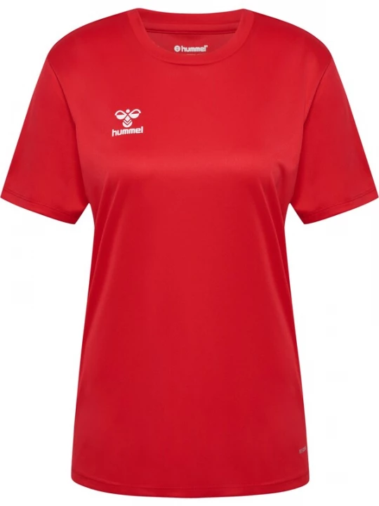 Foto van product Hummel Shirt 'ESSENTIAL' vuurrood / wit