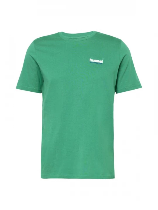 Foto van product Hummel Shirt 'Gabe' grasgroen / wit