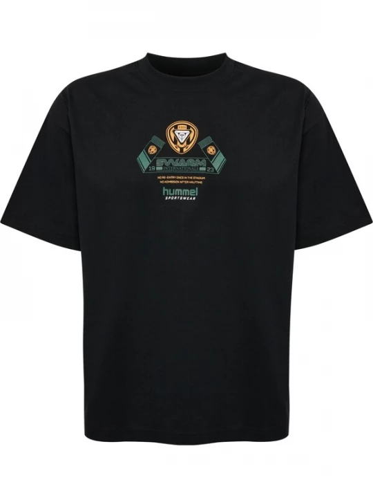 Foto van product Hummel Shirt geel / groen / zwart / wit