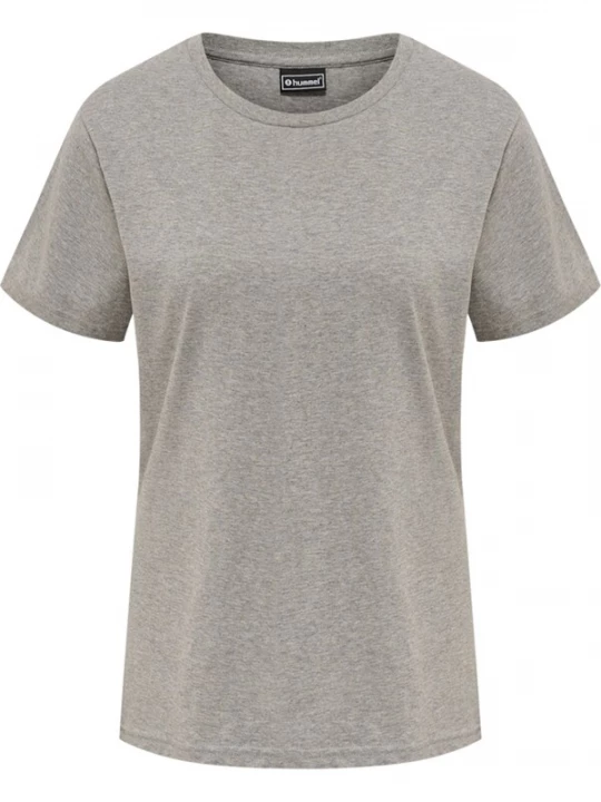 Foto van product Hummel Shirt grijs gemêleerd / rood / wit