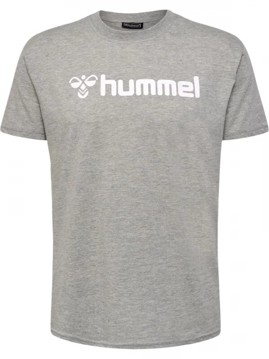Foto van product Hummel Shirt grijs gemêleerd / wit