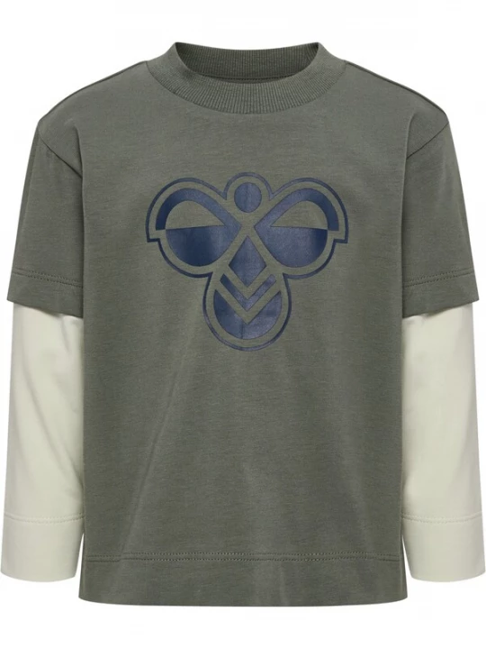 Foto van product Hummel Shirt grijs / offwhite