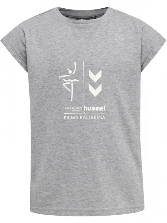 Foto van product Hummel Shirt grijs / wit