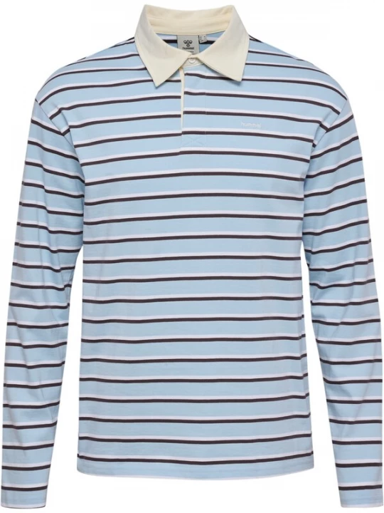 Foto van product Hummel Shirt lichtblauw / zwart / wit / wolwit